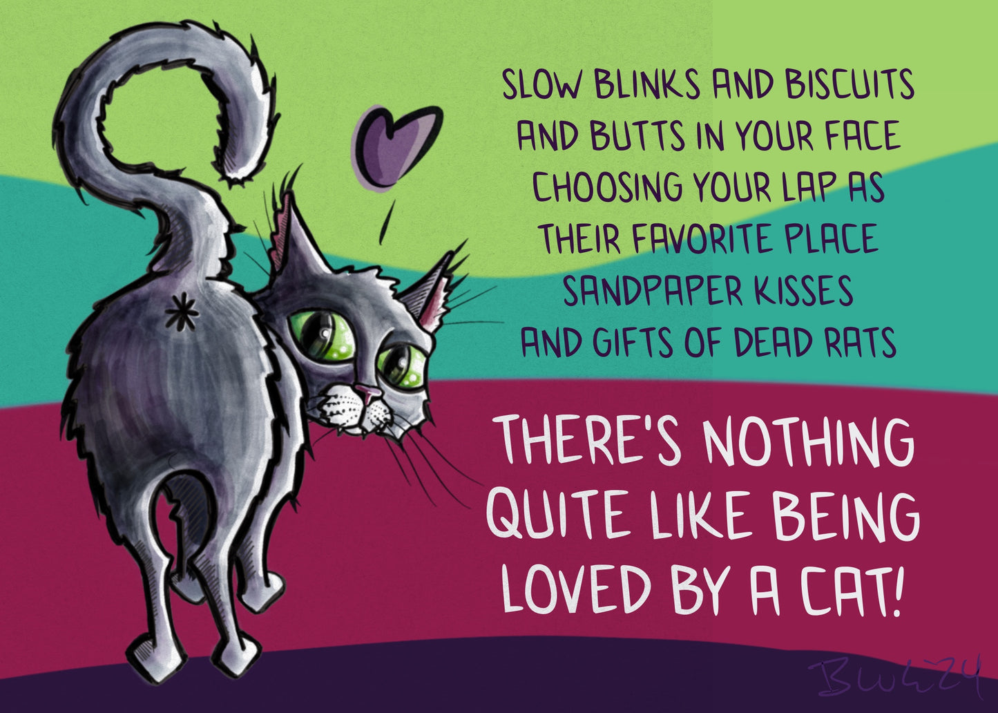 Love of A Cat #2 Card