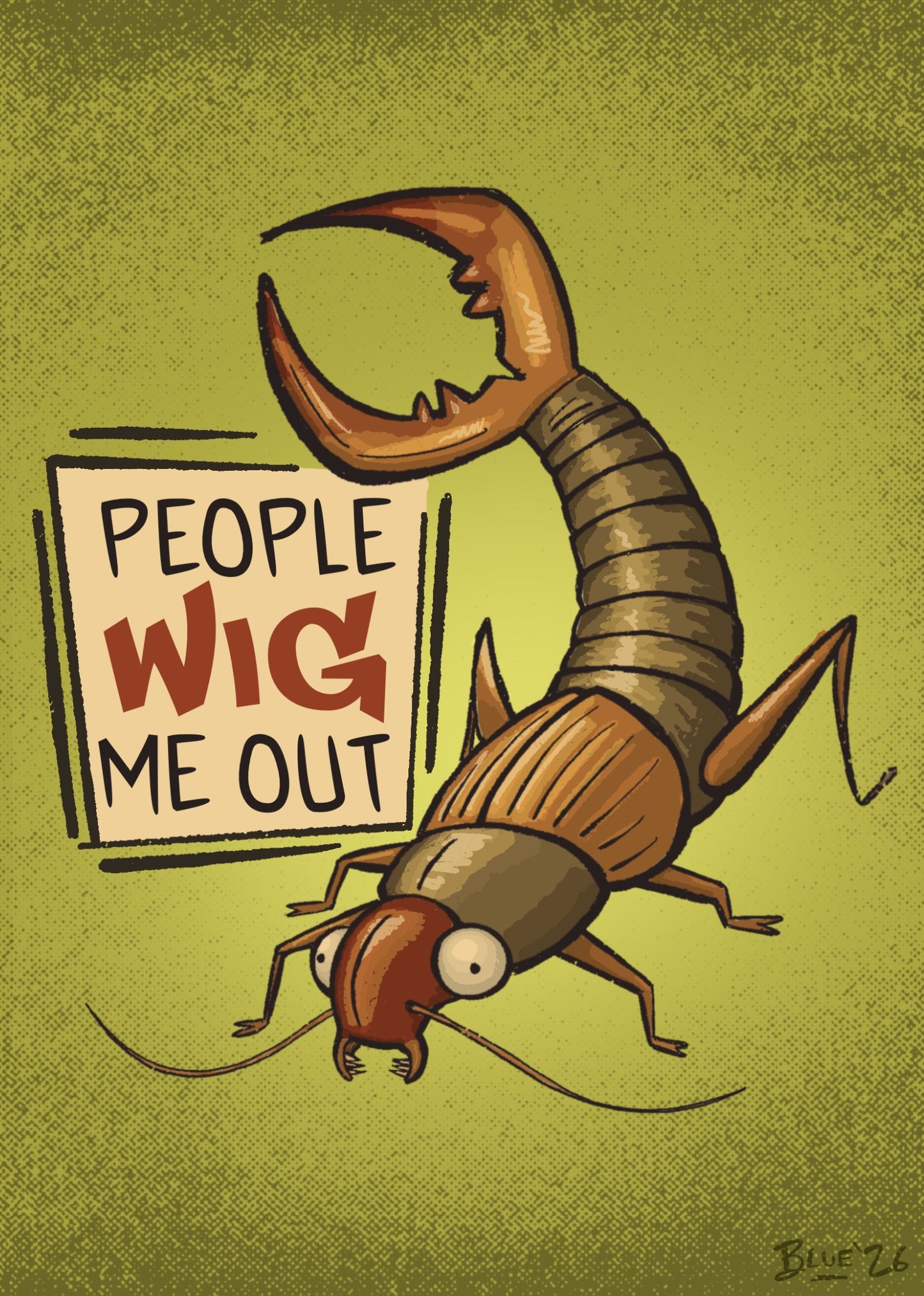 People Wig Me Out Card